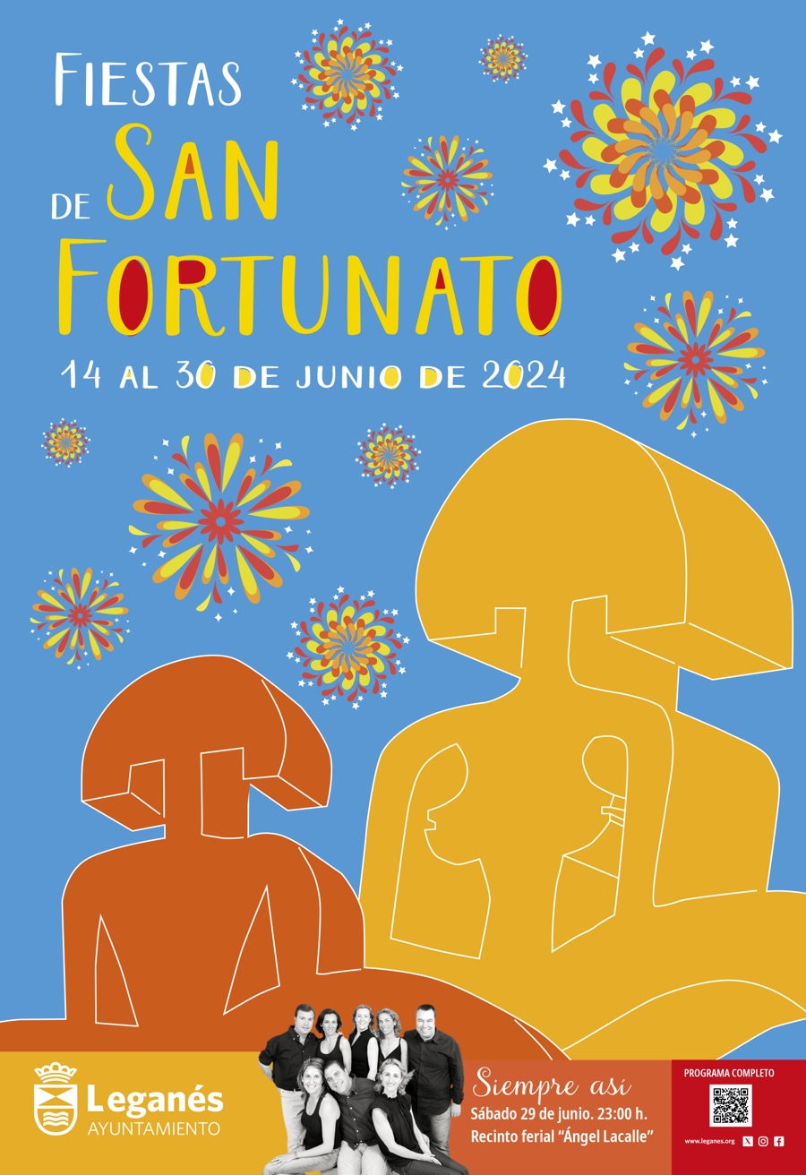 Leganés Fiestas de San Fortunato 2024 cartel