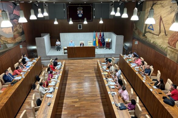 Concejales de Leganés en el Pleno de julio de 2024