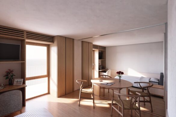 Habitación nueva residencia mayores Comunidad de Madrid