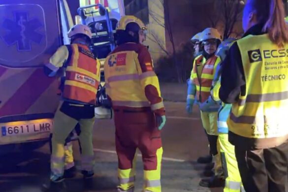 Motorista accidentado en Leganés