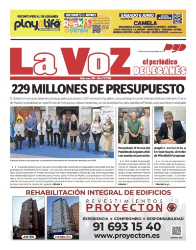 PORTADA LA VOZ LEGANES ABRIL 2026