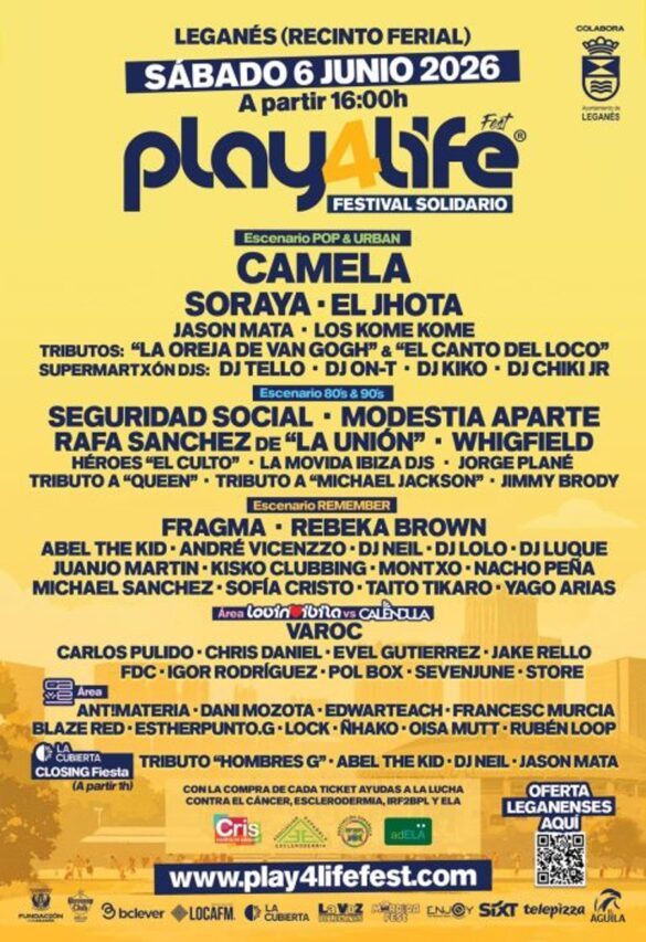 FESTIVAL PLAY4LIFE Leganés 2026