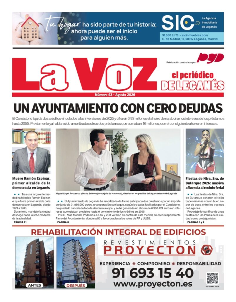 LA VOZ DE LEGANÉS - AGOSTO 2026